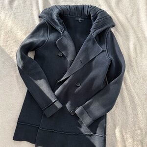 Gap Navy Blue Women's Thick Cotton Peacoat